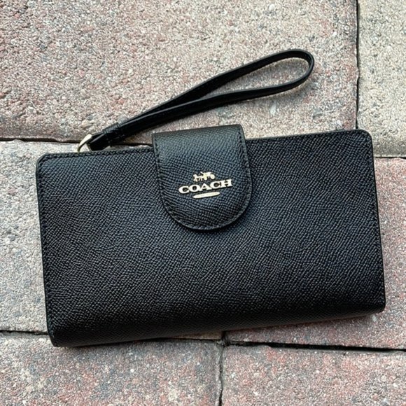 Coach Handbags - Coach Tech Wallet Black